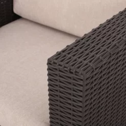 Waverly 2pk Faux Wicker Club Chairs - Brown/Beige - Christopher Knight Home -Outdoor Comfort Deals Store GUEST 006b2752 0ff3 44ec 95bf 954b53ba0970