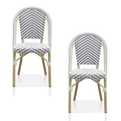 3pc Arna Patio Set With 40" Round Dining Table - MiBasics