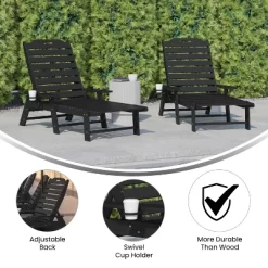 Emma And Oliver Set Of 2 Poly Resin Adjustable Adirondack Lounger With Swivel Cup Holder For Indoor/Outdoor Use 18 Emma And Oliver Set Of 2 Poly Resin Adjustable Adirondack Lounger With Swivel Cup Holder For Indoor/Outdoor Use -Outdoor Comfort Deals Store GUEST 00c3fa29 1b52 4d1e bc23 e17f76ac51c6
