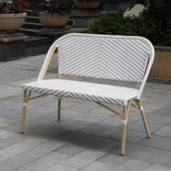 Alertis Patio Wicker Bench - MiBasics -Outdoor Comfort Deals Store GUEST 018c855e e8de 47cb bfd5 c21d52455721