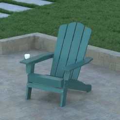 Emma And Oliver Set Of 4 Adirondack Chairs With Cup Holders, Weather Resistant HDPE Adirondack Chairs -Outdoor Comfort Deals Store GUEST 058d83aa c49c 4556 a16d 17eb04e908cf