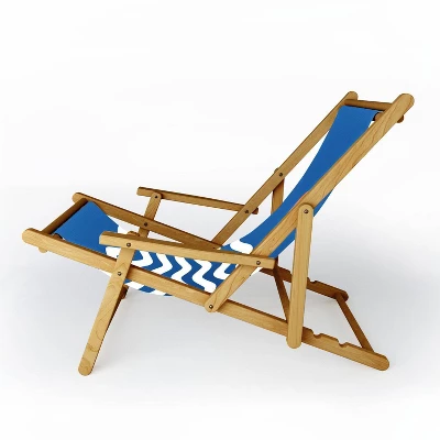 The Old Art Studio Nautical Seascape Sling Chair - Deny Designs 1 The Old Art Studio Nautical Seascape Sling Chair - Deny Designs