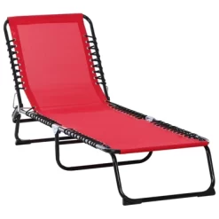 Outsunny Outdoor Folding Chaise Lounge Chair Portable Lightweight Reclining Garden Sun Lounger With 4-Position Adjustable Backrest For Patio, Deck, And Poolside -Outdoor Comfort Deals Store GUEST 0617fe1f be7c 4026 8681 76e82fa7c675