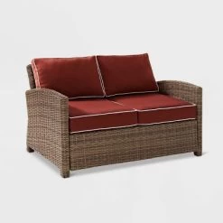 Bradenton Outdoor Wicker Loveseat - Crosley -Outdoor Comfort Deals Store GUEST 08a36acd f9f4 4069 8550 4c2272224b7c