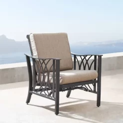 5pc Set With 42" Square Outdoor Aluminum Fire Table & 4 Deep Seating Chairs - Oakland Living -Outdoor Comfort Deals Store GUEST 0acd1536 3d3e 4b9c bf6b e63956546018