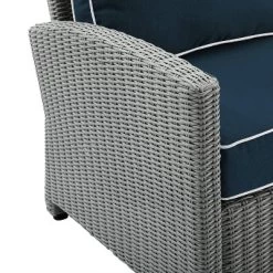 Bradenton 6pc Outdoor Wicker Sofa And Arm Chair Seating Set With Dante Fire Table And 2 Ottomans - Navy/Gray - Crosley 27 Bradenton 6pc Outdoor Wicker Sofa And Arm Chair Seating Set With Dante Fire Table And 2 Ottomans - Navy/Gray - Crosley -Outdoor Comfort Deals Store GUEST 0d5e9407 25e3 43e2 9c3a 8857a4897c5e