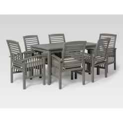 Ravenscroft 7pc Acacia Wood Patio Dining Set - Saracina Home -Outdoor Comfort Deals Store GUEST 0e6514b4 b256 4594 a76d cf4a835a49e8