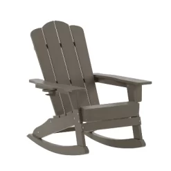 Merrick Lane Adirondack Chair With Cup Holder And Pull Out Ottoman, All-Weather HDPE Indoor/Outdoor Chair -Outdoor Comfort Deals Store GUEST 0efc5f8c 69c1 4d82 af06 ac099d8286a8