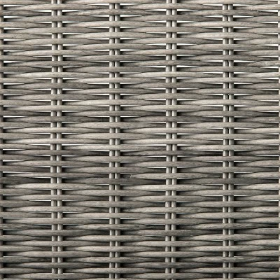 Wicker & Metal X Frame Patio Sofa - Gray - Threshold™ Designed With Studio McGee 5 Wicker & Metal X Frame Patio Sofa - Gray - Threshold™ Designed With Studio McGee - Image 5