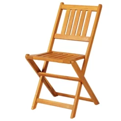 Outsunny Bistro Table And Chairs Set Of 2, Acacia Wood Patio Table, Wooden Folding Chairs, Varnished, 3 Piece Outdoor Furniture Set, Slatted, Teak -Outdoor Comfort Deals Store GUEST 113ec743 fa86 4bf7 ad7e e1d2630f80e3