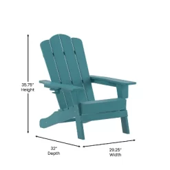 Merrick Lane Adirondack Chair With Cup Holder, Weather Resistant HDPE Adirondack Chair -Outdoor Comfort Deals Store GUEST 11de2e50 c207 4730 9d02 31c256df651b