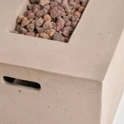 Kalo 5pc Wicker Chat Set With Fire Table - Brown/Tan/Light Gray - Christopher Knight Home -Outdoor Comfort Deals Store GUEST 1225dedc a169 4c8d 9547 667b9cf31749