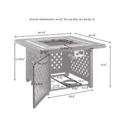 Bradenton 5pc Outdoor Wicker Conversation Set With Fire Table - Crosley -Outdoor Comfort Deals Store GUEST 130cd897 c046 494a bcdb 6c2394c2806c