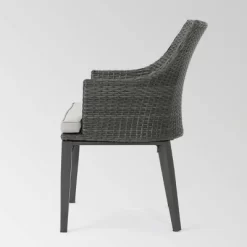 Hillhurst 5pc Wicker Round Dining Set Gray - Christopher Knight Home 8 Hillhurst 5pc Wicker Round Dining Set Gray - Christopher Knight Home -Outdoor Comfort Deals Store GUEST 132506b5 7fff 4133 a69d 6224ef364ce5