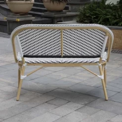 Alertis Patio Wicker Bench - MiBasics