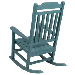 Flash Furniture Winston All-Weather Poly Resin Wood Rocking Chair -Outdoor Comfort Deals Store GUEST 16bb57cd fd2a 4cc7 80e2 dba5eee53ba4