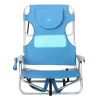 Ostrich LCCOYB-2000B Outdoor Beach Ladies Comfort And On-Your-Back Backpack Beach Chair, Blue