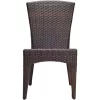 New Castle Wicker Side Chair (Set Of 2) - Black/Brown - Safavieh