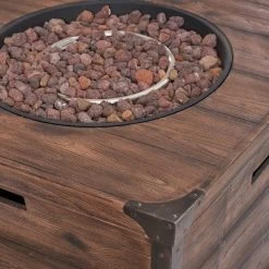 Hampton 5pc Wood & Wicker Club Chair Set With Fire Pit - Christopher Knight Home -Outdoor Comfort Deals Store GUEST 1c05dda0 7336 4bdb 8bf8 a2a2241e9ee7