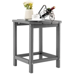 Costway 18'' Patio Adirondack Side Table Weather Resistant HDPE Garden Grey/Black 21 Costway 18'' Patio Adirondack Side Table Weather Resistant HDPE Garden Grey/Black -Outdoor Comfort Deals Store GUEST 1d6ca329 5e14 43f6 9863 193080364b19