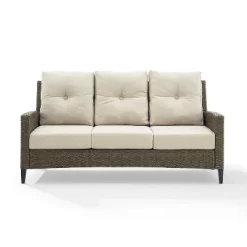 Rockport Outdoor Wicker High Back Sofa - Oatmeal/Light Brown - Crosley 14 Rockport Outdoor Wicker High Back Sofa - Oatmeal/Light Brown - Crosley -Outdoor Comfort Deals Store GUEST 1e14f081 3b4d 43fa 8788 e56350e076c9