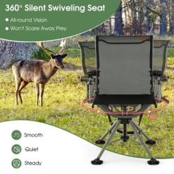 Costway 360 Degree Silent Swivel Hunting Chair W/ All-terrain Feet Pads Support 400 LBS 12 Costway 360 Degree Silent Swivel Hunting Chair W/ All-terrain Feet Pads Support 400 LBS -Outdoor Comfort Deals Store GUEST 1f00b685 67b8 469d a387 6ac309fba8b0