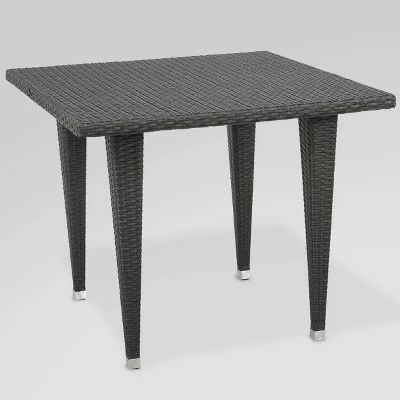 Celeste 5pc Wicker Dining Set - Gray/Light Gray - Christopher Knight Home 2 Celeste 5pc Wicker Dining Set - Gray/Light Gray - Christopher Knight Home - Image 2