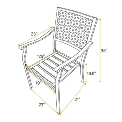 7pc Outdoor Dining Set With Expandable Metal Table - Captiva Designs -Outdoor Comfort Deals Store GUEST 21b1ff00 d3f7 4025 a85c cd0b655fd7ab