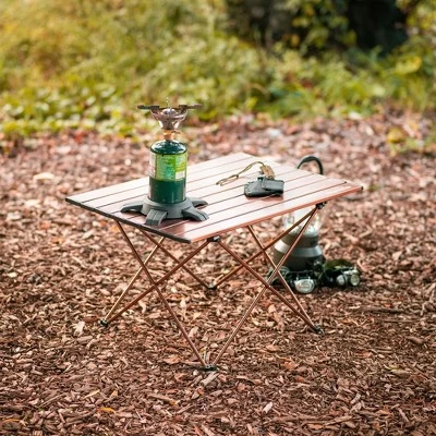 Alpcour Compact Folding Camping Table - Lightweight Aluminum Portable Side Table 3 Alpcour Compact Folding Camping Table - Lightweight Aluminum Portable Side Table - Image 3