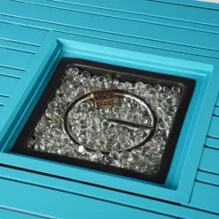 32" Square Aluminum 37000 BTUs Propane Fire Table With 2 Covers - Blue - Oakland Living -Outdoor Comfort Deals Store GUEST 25fc4e8f be69 4b90 8eda e00cc82ba583