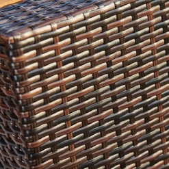 5pc Bar Height Outdoor Dining Set With Acacia Wood Tabletop - Teamson Home -Outdoor Comfort Deals Store GUEST 266acf0c 5617 43dd a180 bdf4ba762dea