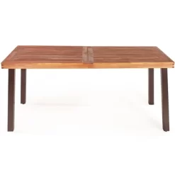 Costway 3 Pieces Picnic Table Set Acacia Wood Table Bench With Steel Legs Outdoor Patio 15 Costway 3 Pieces Picnic Table Set Acacia Wood Table Bench With Steel Legs Outdoor Patio -Outdoor Comfort Deals Store GUEST 270b8dd1 e392 4c4f ab14 64d7e0ce6896