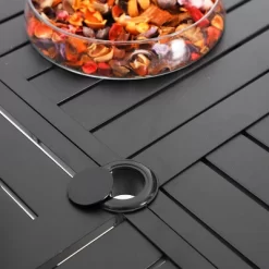 5pc Patio Dining Set With Round Table & Steel Arm Chairs With Hexagon-Shaped Back - Captiva Designs -Outdoor Comfort Deals Store GUEST 29c967b5 ebb1 4afe ac9c dafc938f8330