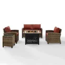 Crosley 5pc Bradenton Steel Outdoor Patio Fire Pit Furniture Set -Outdoor Comfort Deals Store GUEST 2a2bb385 23f3 4970 9658 abaa9494fcc0