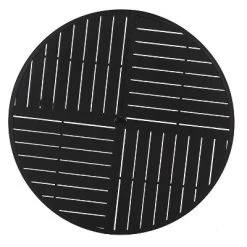 5pc Outdoor Dining Set With Stackable Chairs & Metal Round Table With Umbrella Hole - Black - Captiva Designs -Outdoor Comfort Deals Store GUEST 2a77ef1f d6a8 4f1d 9ffb b2581d155102 1