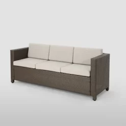 Puerta Wicker Patio Sofa - Christopher Knight Home -Outdoor Comfort Deals Store GUEST 2dc0e2e4 b107 40f5 961c 9a1d9782969a