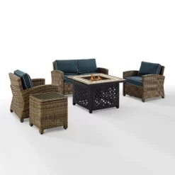 Crosley 5pc Bradenton Steel Outdoor Patio Fire Pit Furniture Set -Outdoor Comfort Deals Store GUEST 2edabb43 5eb4 4049 94c2 5150cbd4ddce