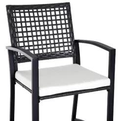 Outsunny 3PCS Patio Bar Set With Soft Cushion, Rattan Wicker Outdoor Furniture Set For Backyards, Lawn, Deck, Poolside 13 Outsunny 3PCS Patio Bar Set With Soft Cushion, Rattan Wicker Outdoor Furniture Set For Backyards, Lawn, Deck, Poolside -Outdoor Comfort Deals Store GUEST 2fd03dfb 2f58 4135 8431 dcbc0fd4291f