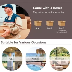 Costway 8 PCS Patio Rattan Furniture Set Glass Table Shelf Sofa Cushion -Outdoor Comfort Deals Store GUEST 31e42e2e 2aac 4b34 b044 12f9f6d5cb76