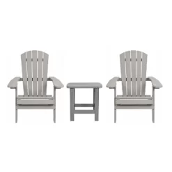 Flash Furniture 2 Pack Charlestown All-Weather Poly Resin Folding Adirondack Chairs With Side Table -Outdoor Comfort Deals Store GUEST 31fe0e17 41d5 41a3 aee7 8f84df5966d2 1