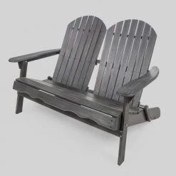 Malibu Acacia Wood Patio Adirondack Loveseat - Christopher Knight Home -Outdoor Comfort Deals Store GUEST 33489a60 d01d 4bb0 8db1 7a0e33b388f5