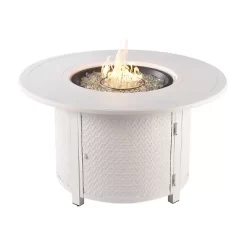 44" Round Aluminum 55000 BTUs Propane Casual Fire Table With 2 Covers - Oakland Living -Outdoor Comfort Deals Store GUEST 3463da98 613f 469d 83b3 4a287805d839