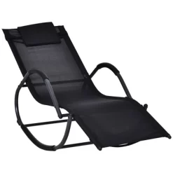Outsunny Rocking Chair, Zero Gravity Patio Chaise Sun Lounger, Outdoor Rocker, Glider Lounge Chair, UV Water Resistant With Pillow, For Lawn, Garden Or Pool -Outdoor Comfort Deals Store GUEST 36baf0f1 d3ac 4c2c 9256 0994750aaa4b