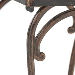 Mckinley Set Of 2 Cast Aluminum Patio End Tables - Copper - Christopher Knight Home -Outdoor Comfort Deals Store GUEST 377151f6 a49b 41ec b105 f7b846940f0d