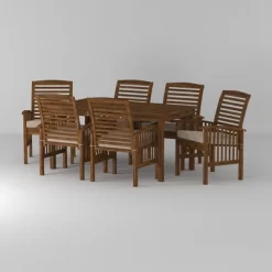 Ravenscroft 7pc Acacia Wood Patio Dining Set - Saracina Home -Outdoor Comfort Deals Store GUEST 37a68775 38a8 4581 af2e 983413fc1c5a