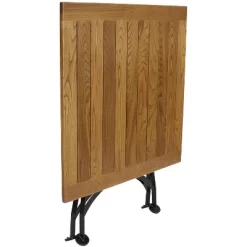 Sunnydaze Decor Sunnydaze Indoor/Outdoor Chestnut Wood Portable Folding Square Patio Bistro Table - 31" - Brown -Outdoor Comfort Deals Store GUEST 3cf3a9d0 159d 4d46 8fc3 20445bfcdac0