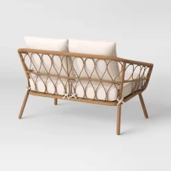 Britanna Patio Loveseat, Outdoor Furniture - Natural - Opalhouse™ -Outdoor Comfort Deals Store GUEST 3e5f70ee 1fe6 4751 87aa 639e042763e5