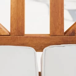 Acacia Wood X-Back Love Seat With Cushions Brown - Saracina Home -Outdoor Comfort Deals Store GUEST 4011e201 dc2b 4024 b82d eb79d7cfd72d