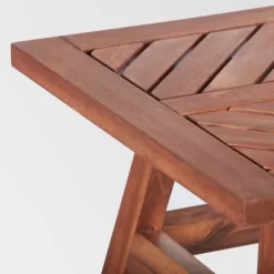 Slatted Chevron Acacia Wood Patio Side Table - Saracina Home 9 Slatted Chevron Acacia Wood Patio Side Table - Saracina Home -Outdoor Comfort Deals Store GUEST 405dd1a7 7fc5 41a0 9c36 7e6de1a864e0