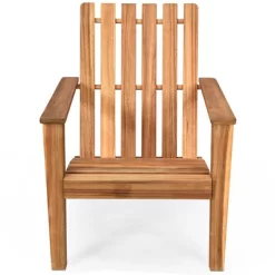 Costway Patio Acacia Wood Adirondack Chair Lounge Armchair Durable Outdoor Garden Yard -Outdoor Comfort Deals Store GUEST 41b6b902 717f 4c7d bc8a 3644efc8c146